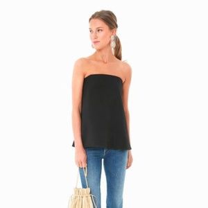 NWOT Tuckernuck Strapless Crepe Marin Top